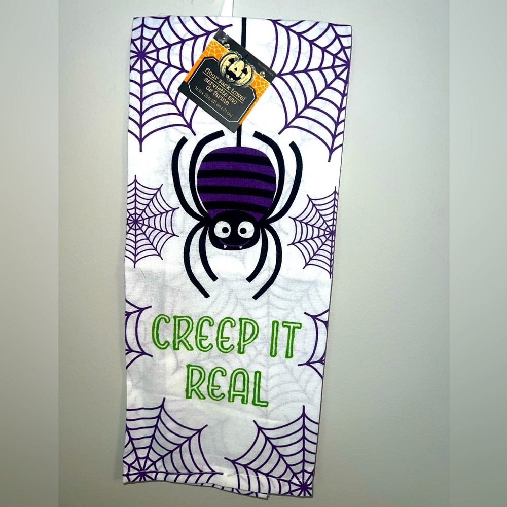 Halloween Spider Kitchen Towel